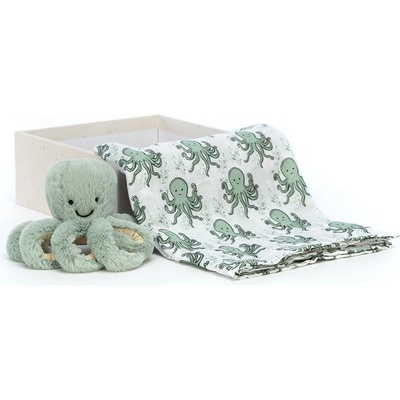 JELLYCAT Chobotnice Odyssey dárkový set 18x18x8 cm