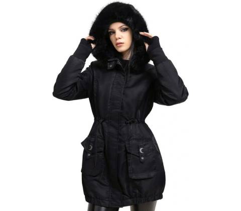Killstar Lunar Eclipse Parka Black