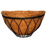 HORECANO Кокосова саксия стенна полукръг 35x18h20cm (CGF0529-14) (019792)