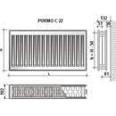 Purmo C22 600 x 600