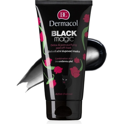 Dermacol Black Magic Detox & Pore čierna zlupovacia maska 150 ml