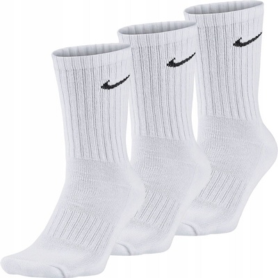 Nike 3 páry 3PPK VALUE COTTON CREW SX4508 101 biele