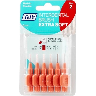 TePe Extra Soft mezizubní kartáčky 0,5 mm 6 ks