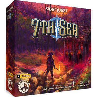 Board & Dice Настолна игра SideQuest: 7th Sea - стратегическа