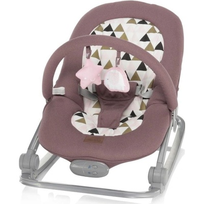 Zopa lehačka Relax 2 Pink triangles sivá