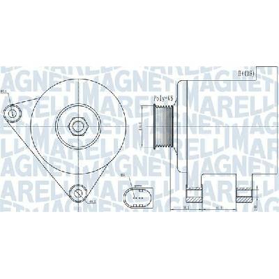 MAGNETI MARELLI Generátor 063731937010