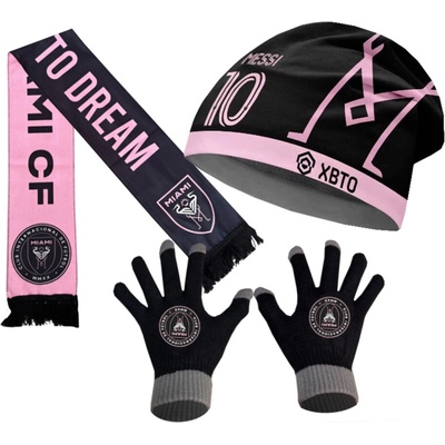 pletené rukavice a pletená čepice Inter Miami - Lionel Messi MJ10 – Zbozi.Blesk.cz