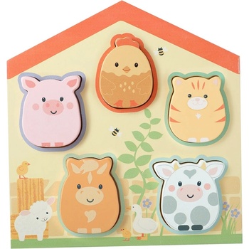 Image 1 of Orange Tree Toys Детски дървен пъзел Orange Tree Toys - Ферма (OTT06719)