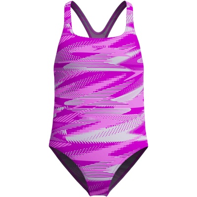 Speedo Цял бански girls hyperboom allover medalist