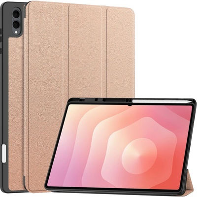 Vsechnonamobil 126967 LEATHER Klopový kryt pro Samsung Galaxy Tab S11 Ultra ROSE GOLD