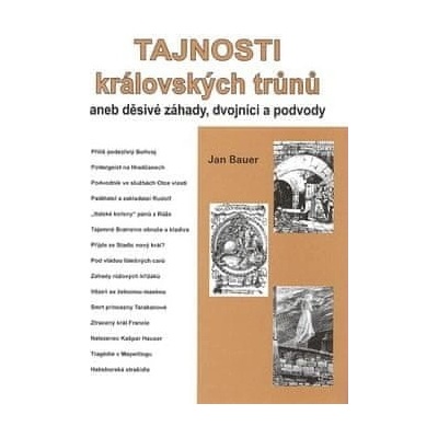 Tajnosti královských trůnů - Jan Bauer