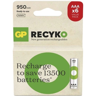 GP ReCyko AAA 950mAh 6ks B2511V