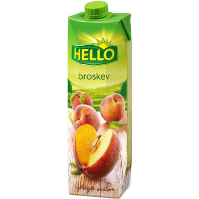 Hello broskev 50% 1 l