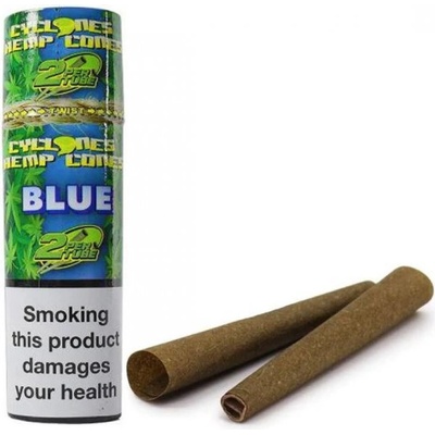 Juicy Jays hemp blunt cones konopný blunt dutinky balení blue 2 ks