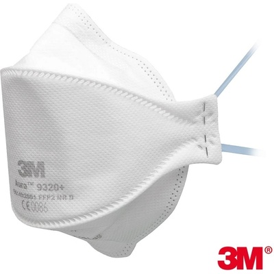 3M 9320+ AURA Skladací časticový respirátor bez ventilu FFP2 1 ks