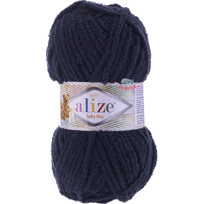 Alize Příze Softy Plus Varianta: 60 černá
