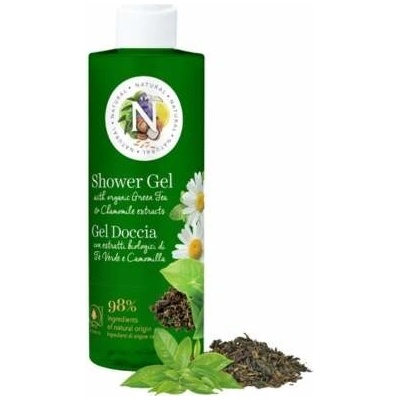 NATURAL Sprchový gél zelený čaj a harmanček 400 ml