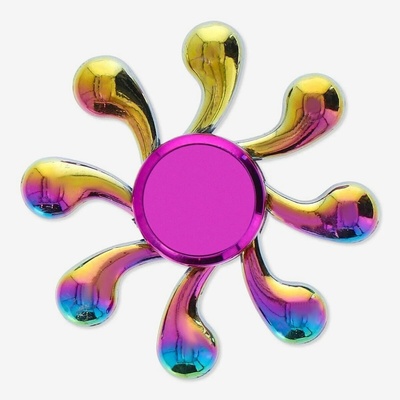 Kovová ultrarychlá hračka Fidget Spinner Dešťová kapka