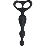 Guilty China Анална броеница от медицински силикон "screw plug black" 17.5 см