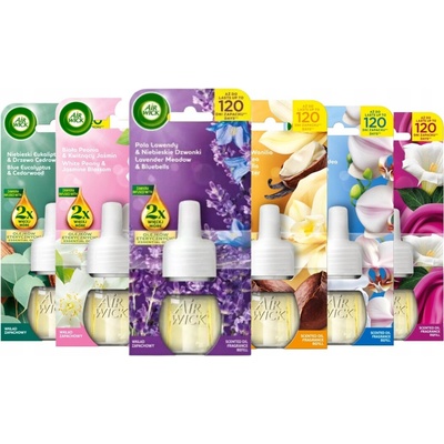 Air Wick Náplň do elektrického osviežovača vzduchu MIX vôní Sada 6 x 19 ml