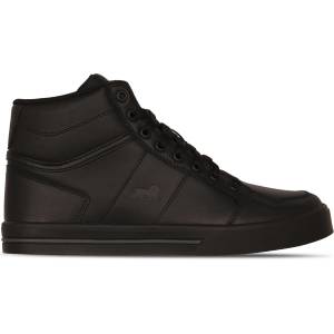 Lonsdale Юношески маратонки Lonsdale Canons Junior Trainers - Black/Charcoal