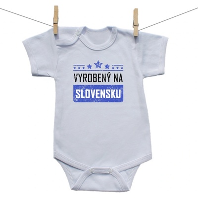 Body s krátkym rukávom Vyrobený na Slovensku