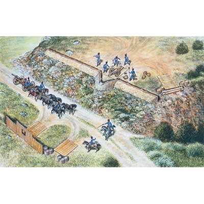 Corfix Model Kit 6031 FRENCH ARTILLERY SET NAP.WARS 1:72
