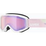 uvex Детска скиорска маска UVEX Speedy Nova FM S2 white matt/mirror rose