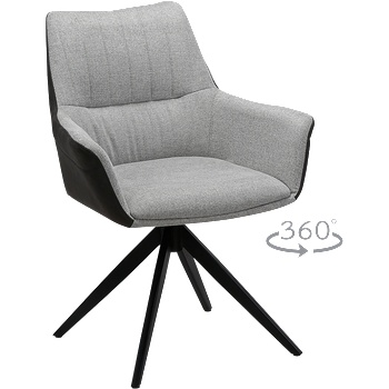 Carmen Трапезен стол dover - светлосив bf 5