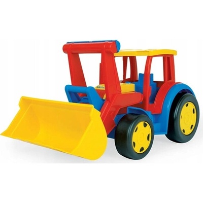 Gigant traktor nakladač červeno-žltá 66009
