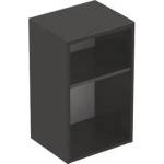 Geberit Smyle Square среден стенен шкаф, тъмносив, лава, 36 см (500.358.JK.1)