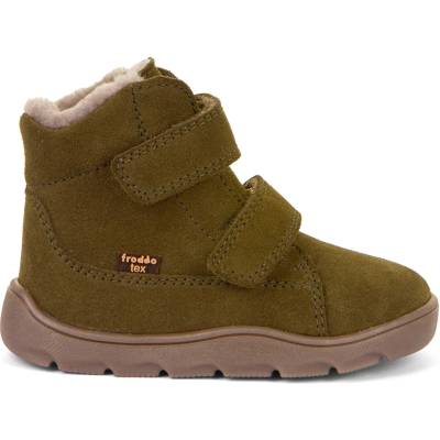 Froddo Детски зимни ботуши Froddo Kid's Zeru Tex Furry Barefoot Winter boots - Olive - размер 30 (EU) (702-4811-0421)