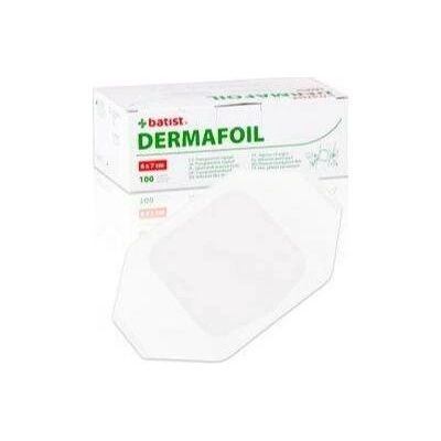 MAPO Medical Náplast Dermafoil 6 x 7 cm transparentní 100 ks