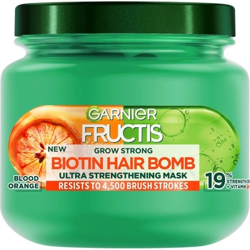 Image 1 of Garnier Fructis Grow Strong Маска за тънка коса, 320 ml