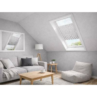 Zebra-shop Zatemňovací Plissé Pro Střešní Okno BÍLÁ PM01 Velux C04 bílá