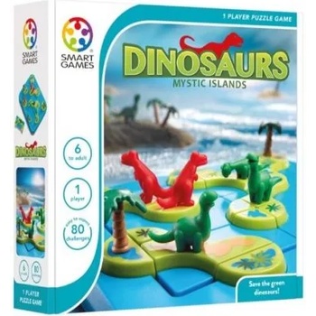 SmartGames Детска логическа игра - Мистичният остров на динозаврите - Smart Games (SG282)