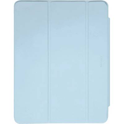 Macally Stand Case - полиуретанов калъф с поставка за iPad 10 (2022) (син)