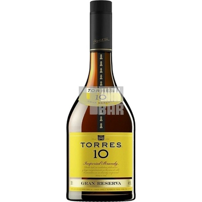 TORRES 10y 38% 1 l (holá láhev)