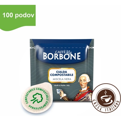 Caffè Borbone Nera E.S.E.pody 100 ks