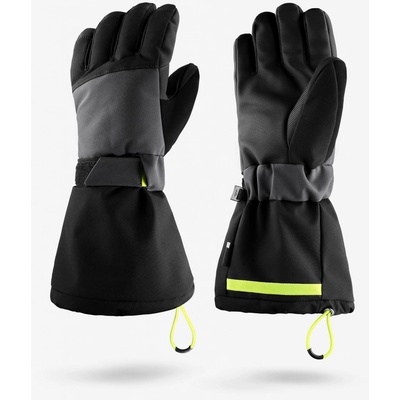 Wedze Dětské lyžařské rukavice 550 černo-šedé – Zboží Dáma
