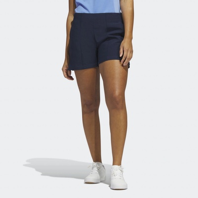 adidas Pintuck 5-INCH Pull-On Golf Shorts Women's S Damske Collegiate Navy