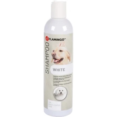 Flamingo Shampoo - Шампоан за кучета с бяла козина с възстановяващ ефект, 300 мл