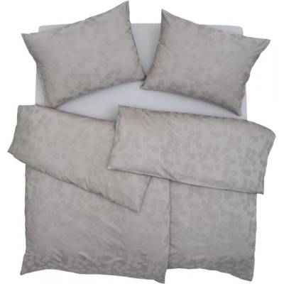 SCANquilt Obliečky Elegant Plus eukalyptus kakaová 140x200 70x90
