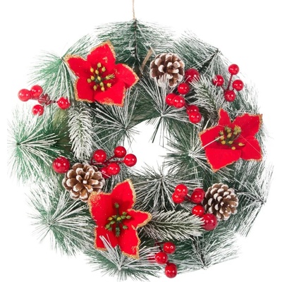 Verk 26191 Vánoční věnec Poinseta