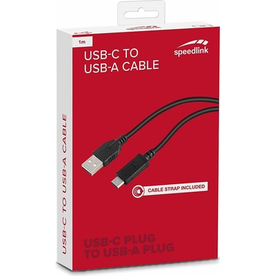 Speedlink SL-180021-BK USB-C to USB-A, 1m