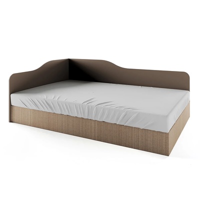 Bogdan Furniture I Легло Mod 2009 за матрак 120/190, Мока/Лате