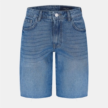 Noisy May Къси панталони Noisy May Women's Loose Denim Shorts - Md Blue Denim