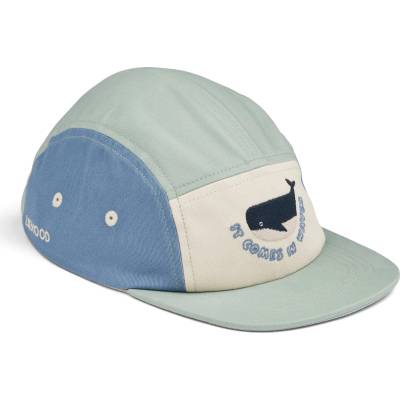 LIEWOOD Детска шапка с козирка LIEWOOD Kid's Rory Printed Cap - Ice Blue Mix - размер 49 cm (904-5591-0311)