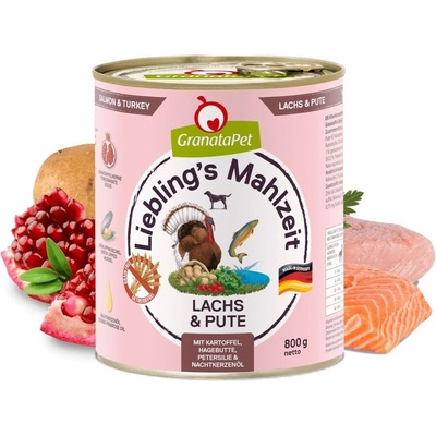 GranataPet Liebling s Mahlzeit Salmon and turkey 800 g