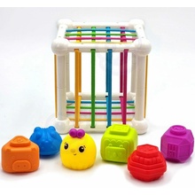 Woopie toys elastická senzorická kocka zvieratá